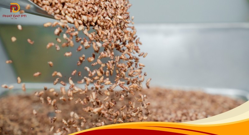 Năng lực sản xuất cốm gạo lứt sấy