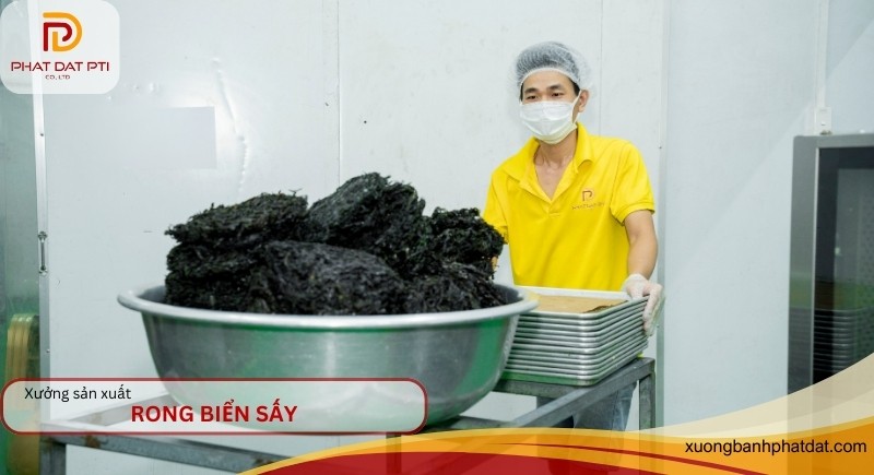 Xưởng sản xuất rong biển sấy