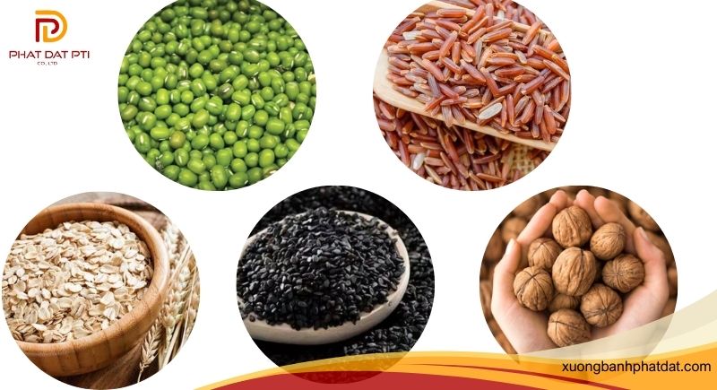 4 loai hat nen co trong bot ngu coc dinh duong cho ba bau