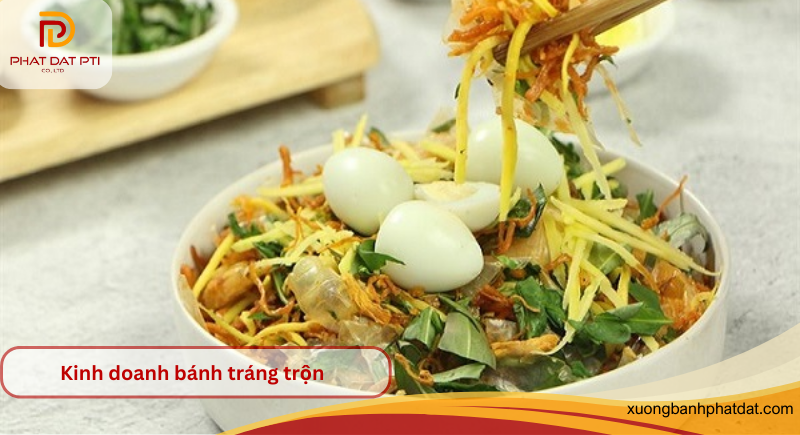 kinh doanh bánh tráng trộn