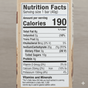 Cách đọc nhãn dinh dưỡng trên bao bì thực phẩm chuẩn xác