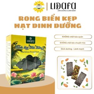 Bánh hạt nguyên cám LiDaFa – sản phẩm từ ngũ cốc nguyên cám tự nhiên”
