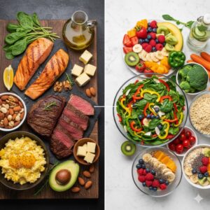 So sánh giữa ăn kiêng Keto và Eat Clean