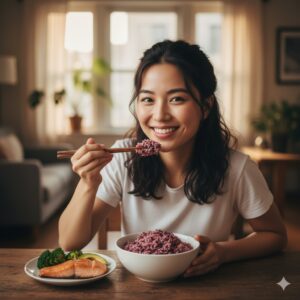 Ăn gạo lứt mỗi ngày giúp sống khỏe mạnh và duy trì cân nặng lý tưởng