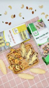 Bánh thuyền gạo lứt hạt dinh dưỡng LiDaFa – sản phẩm healthy từ gạo lứt tốt cho sức khỏe