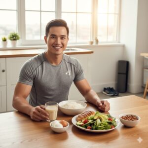 Ăn nhiều protein khi giảm cân giúp giữ cơ và không hại thận ở người khỏe mạnh