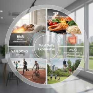 Cơ thể đốt calo như thế nào trong ngày – cơ chế tiêu hao năng lượng dễ hiểu.