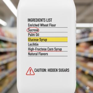 Các tên gọi khác của đường ẩn trên nhãn thực phẩm