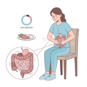 Vì sao giảm cân dễ bị táo bón khi ăn kiêng thiếu chất xơ và nước