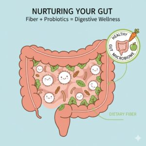 Bột nguyên cám hỗ trợ tiêu hóa và giảm táo bón